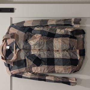 Women's Lightweight H&M Size 8 Checkered Button up